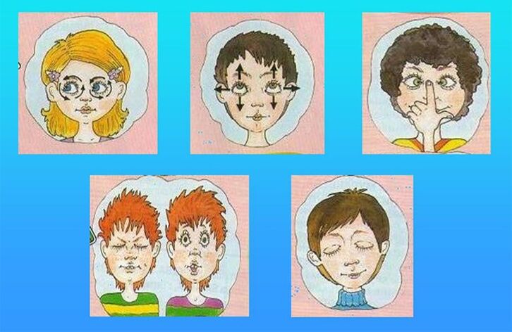 Augenübungen fir d'Visioun ze restauréieren